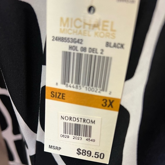 NWT Michael Kors Tie Blouse - Picture 6 of 6